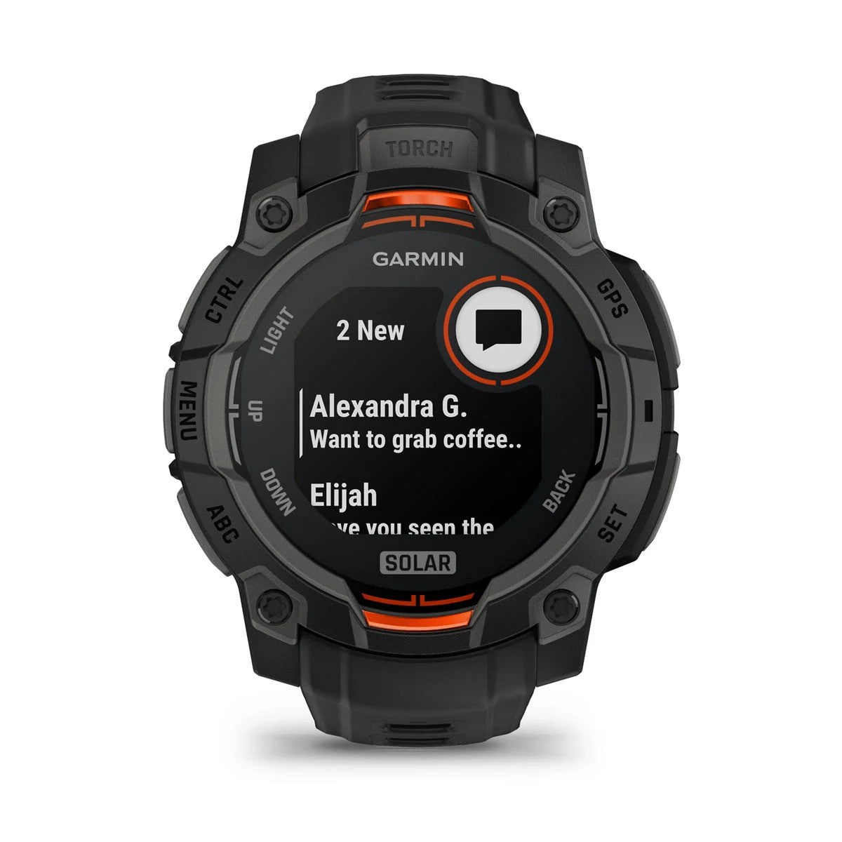Garmin - Instinct 3 Solar 45 mm Smartwatch // Sort fra Garmin - billede nr. 4 hos GrejFreak.dk