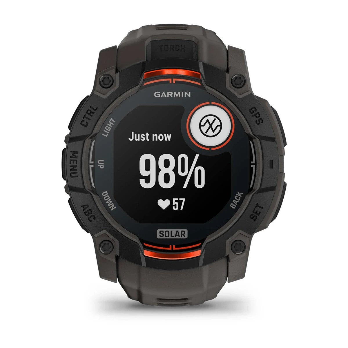 Garmin - Instinct 3 Solar 50 mm Smartwatch // Sort/Charcoal fra Garmin - billede nr. 9 hos GrejFreak.dk