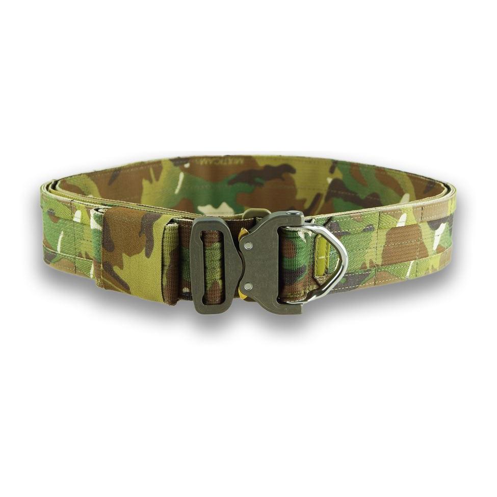 Gingers Tactical Gear - First Line Molle Bælte (D-ring) // Ranger Green fra Gingers Tactical Gear - billede nr. 1 hos GrejFreak.dk