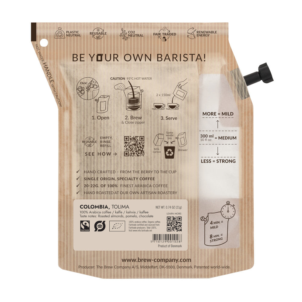 Grower's Cup - Columbia Økologisk Fairtrade Kaffe fra Grower's Cup - billede nr. 2 hos GrejFreak.dk