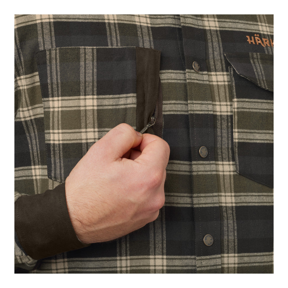 Härkila - Aivak Herre Skjorte Olivengrøn fra Härkila - billede nr. 5 hos GrejFreak.dk