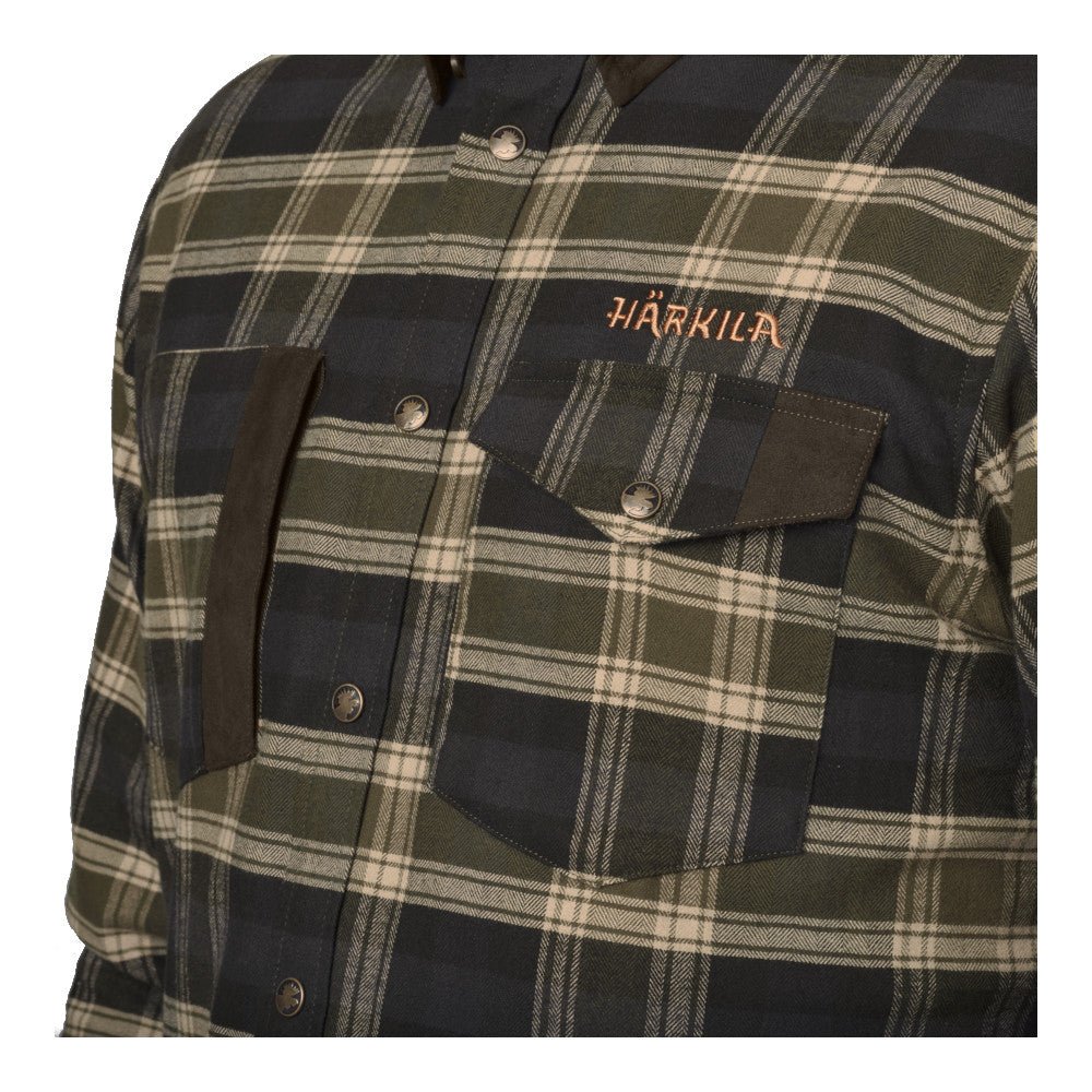 Härkila - Aivak Herre Skjorte Olivengrøn fra Härkila - billede nr. 6 hos GrejFreak.dk