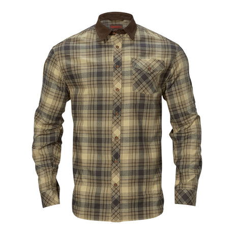 Härkila - Driven Hunt Flannel Jagtskjorte // Lys Sand fra Härkila - billede nr. 1 hos GrejFreak.dk