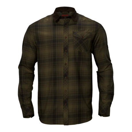 Härkila - Driven Hunt Flannel Jagtskjorte // Mørkegrøn fra Härkila - billede nr. 1 hos GrejFreak.dk