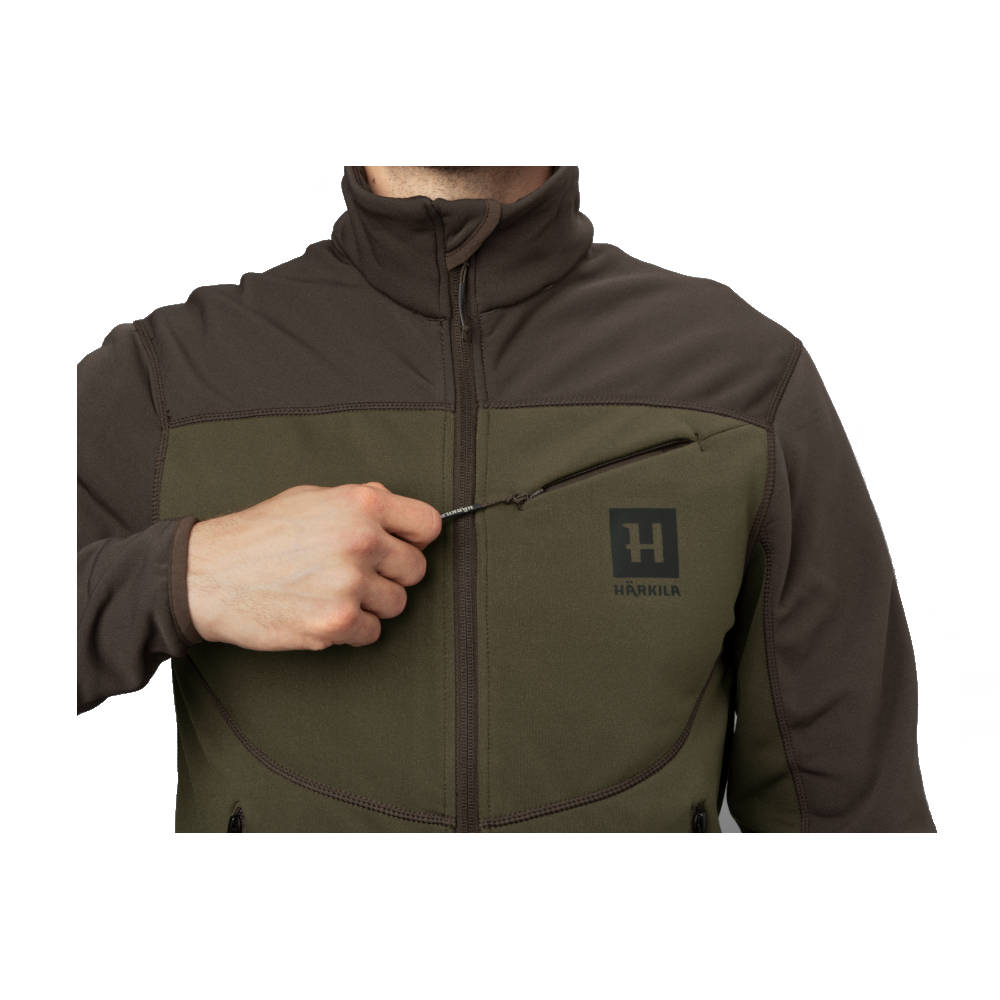 Härkila - Olaf Fleece Jakke Willow Green fra Härkila - billede nr. 4 hos GrejFreak.dk
