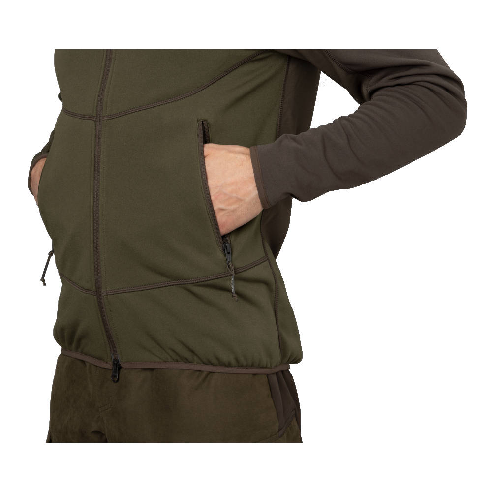 Härkila - Olaf Fleece Jakke Willow Green fra Härkila - billede nr. 5 hos GrejFreak.dk