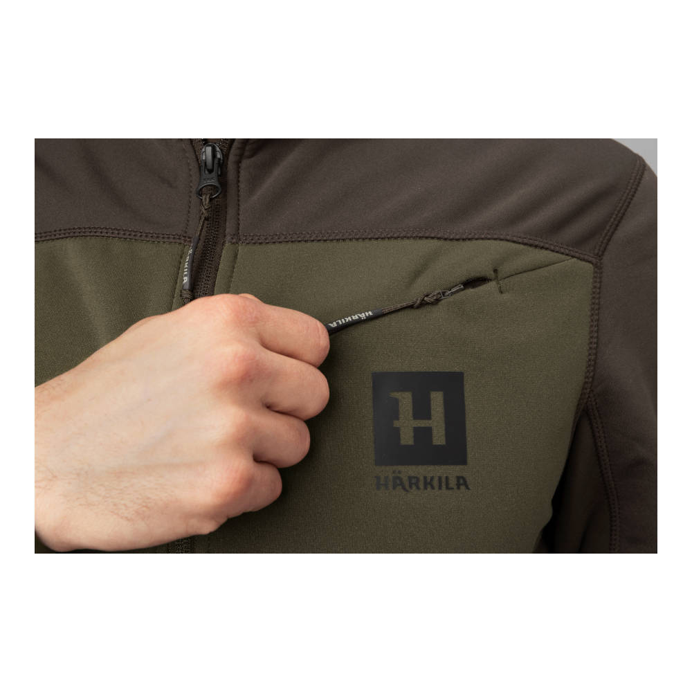Härkila - Olaf Fleece Jakke Willow Green fra Härkila - billede nr. 9 hos GrejFreak.dk