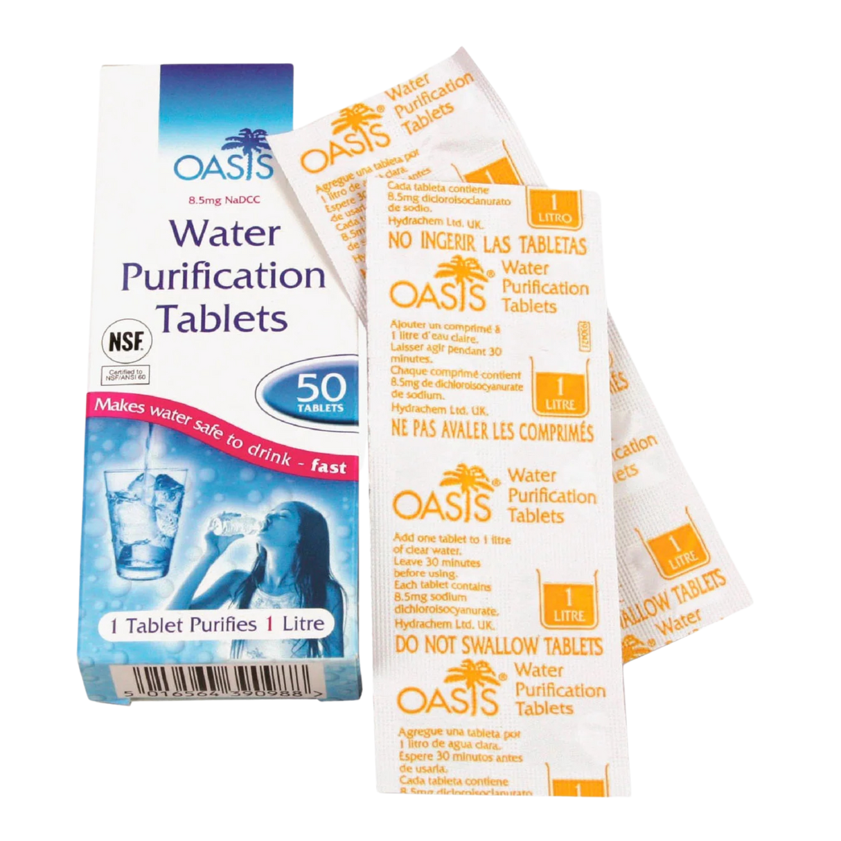 Highlander - Oasis Vandrensningstabletter fra Highlander - billede nr. 1 hos GrejFreak.dk