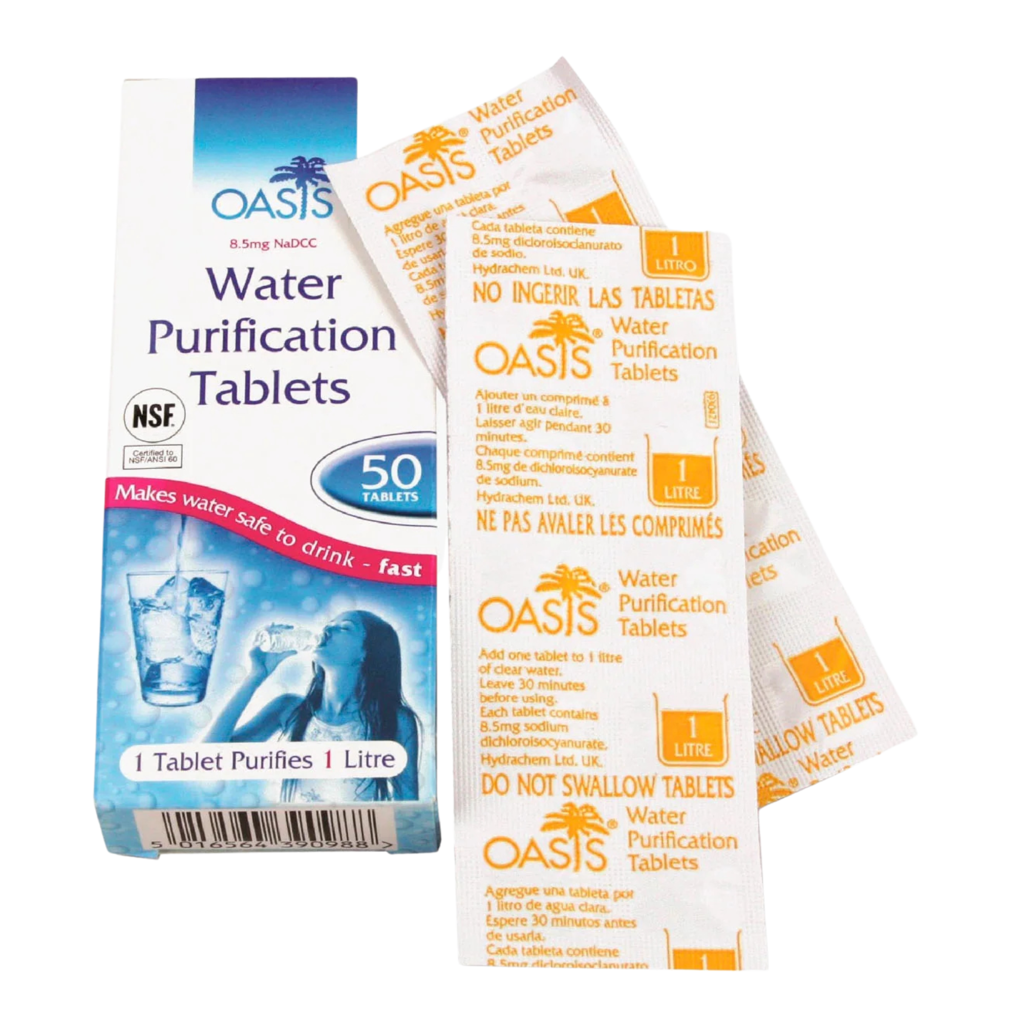 Highlander - Oasis Vandrensningstabletter fra Highlander - billede nr. 1 hos GrejFreak.dk