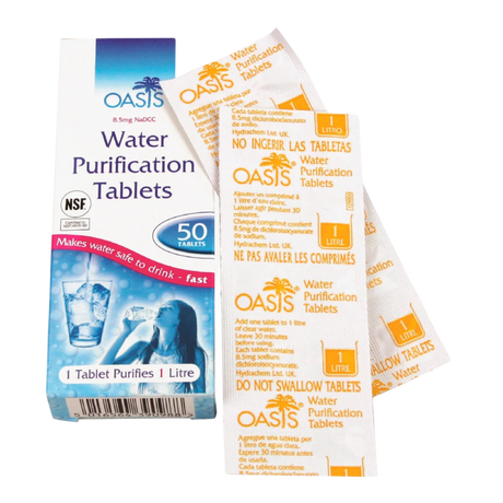 Highlander - Oasis Vandrensningstabletter fra Highlander - billede nr. 1 hos GrejFreak.dk
