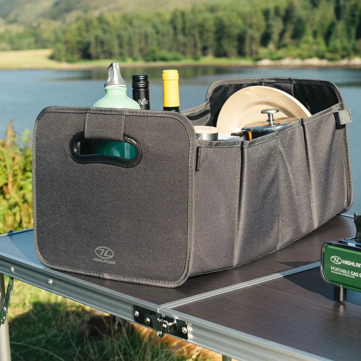 Highlander - Sherpa Foldbar Opbevarings Boks // Grå fra Highlander - billede nr. 5 hos GrejFreak.dk