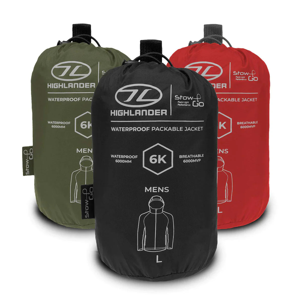 Highlander - Stow & Go Regnjakke // Grå fra Highlander - billede nr. 2 hos GrejFreak.dk