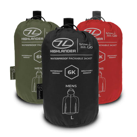 Highlander - Stow & Go Regnjakke // Grå fra Highlander - billede nr. 2 hos GrejFreak.dk