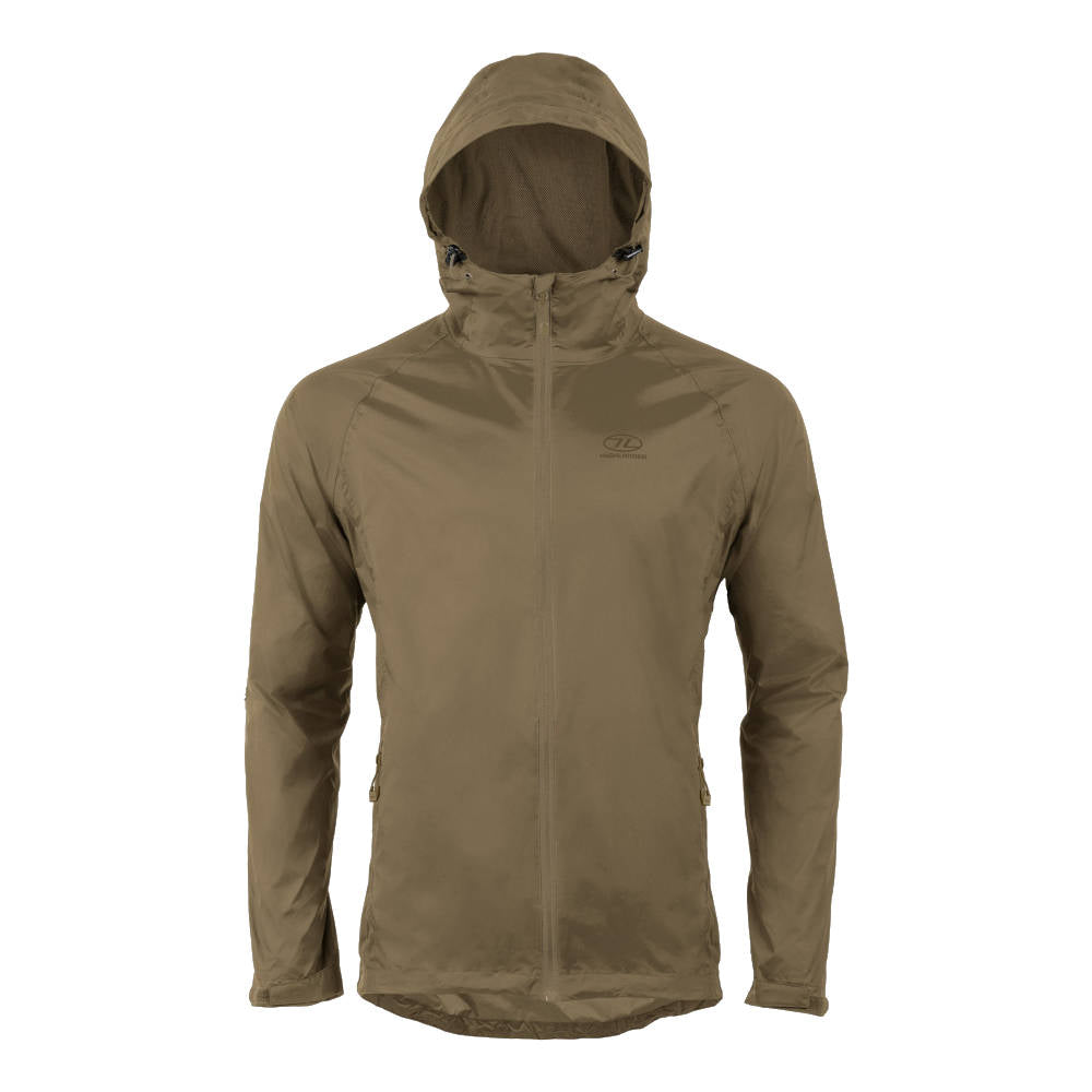 Highlander - Stow & Go Vandtæt Herre Regnjakke // Ranger Green fra Highlander - billede nr. 1 hos GrejFreak.dk