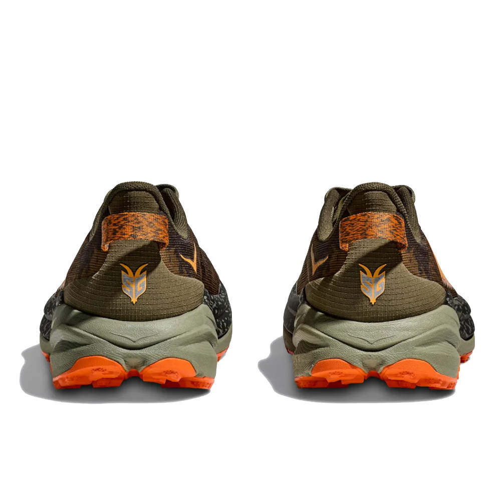 Hoka - Speedgoat 6 Herre Trailsko Olivengrøn / Orange fra Hoka - billede nr. 4 hos GrejFreak.dk