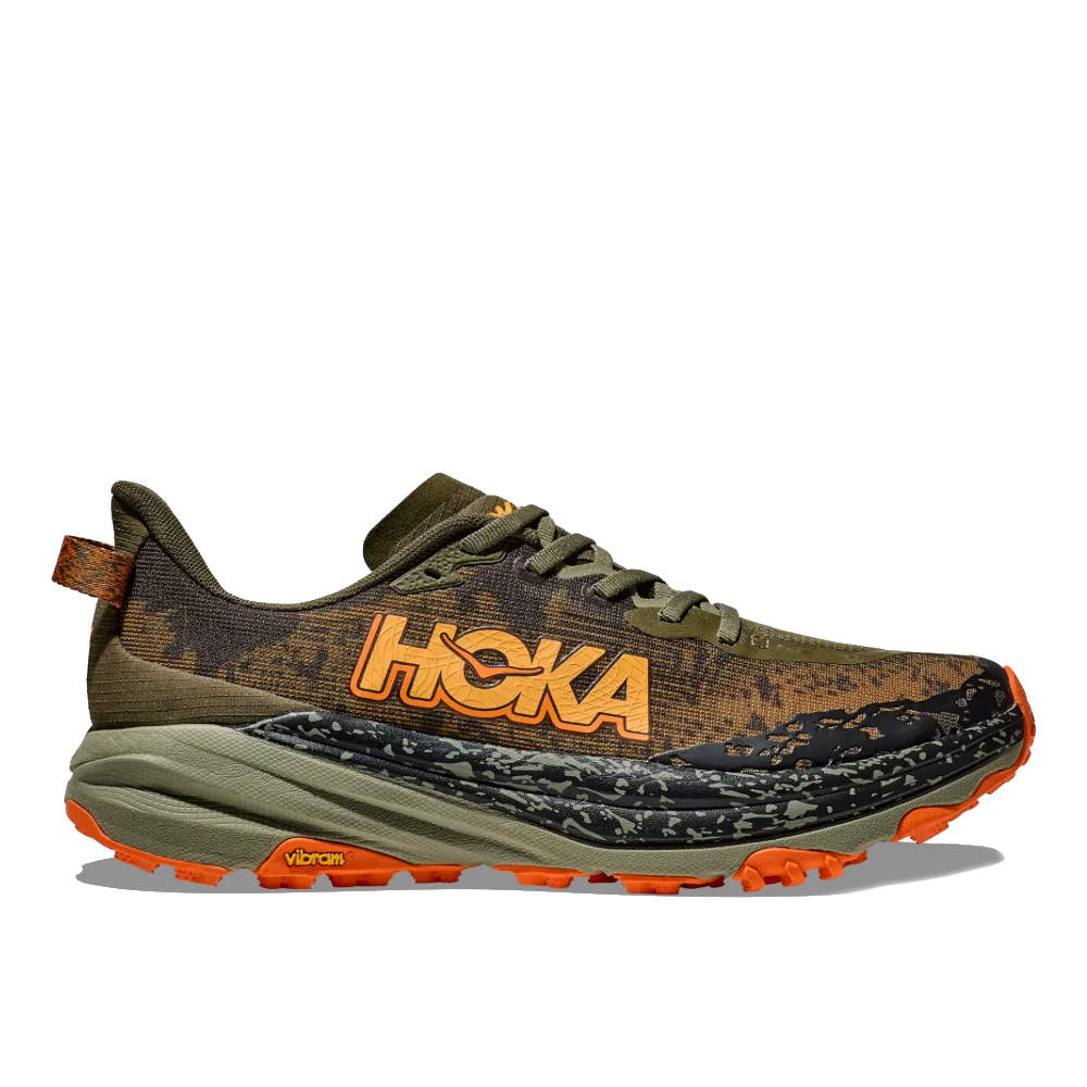 Hoka - Speedgoat 6 Herre Trailsko Olivengrøn / Orange fra Hoka - billede nr. 5 hos GrejFreak.dk