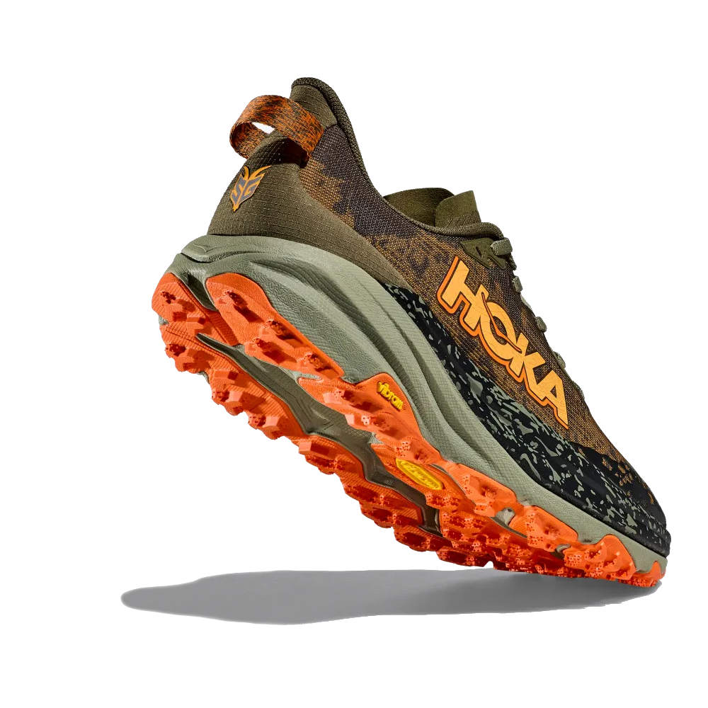 Hoka - Speedgoat 6 Herre Trailsko Olivengrøn / Orange fra Hoka - billede nr. 8 hos GrejFreak.dk