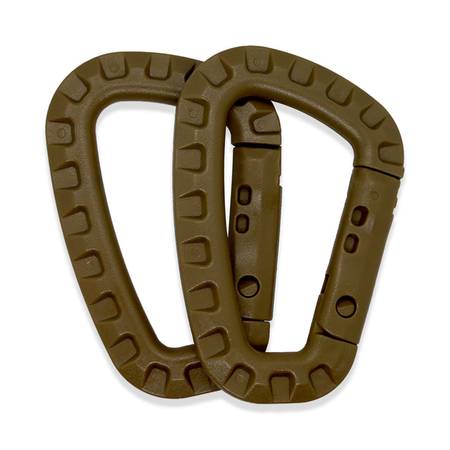 K-Force - ABS Karabiner (2 stk) - Coyote fra K-Force Tactical - billede nr. 1 hos GrejFreak.dk