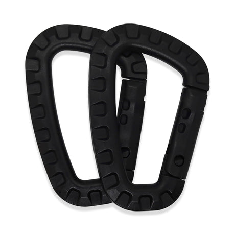 K-Force - ABS Karabiner (2 stk) - Sort fra K-Force Tactical - billede nr. 1 hos GrejFreak.dk