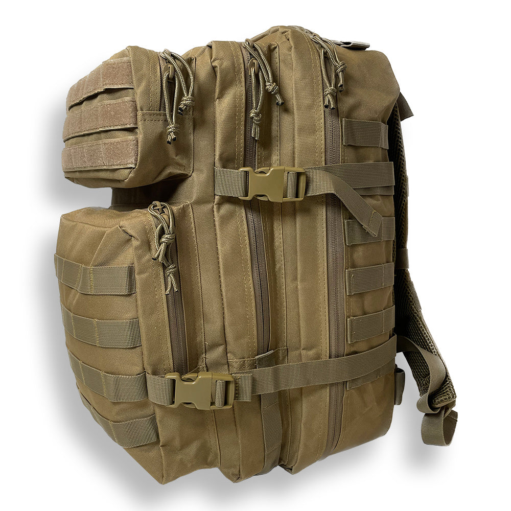 K-Force - Tactical Assault Rygsæk 40 Liter // Sand / Ørken fra K-Force Tactical - billede nr. 1 hos GrejFreak.dk
