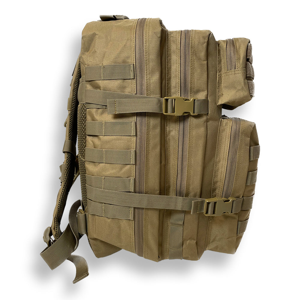 K-Force - Tactical Assault Rygsæk 40 Liter // Sand / Ørken fra K-Force Tactical - billede nr. 2 hos GrejFreak.dk