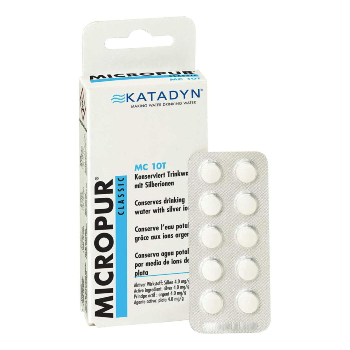 Katadyn - Micropur Classic MC 1T Vandkonservering (100 stk.) fra Katadyn - billede nr. 1 hos GrejFreak.dk