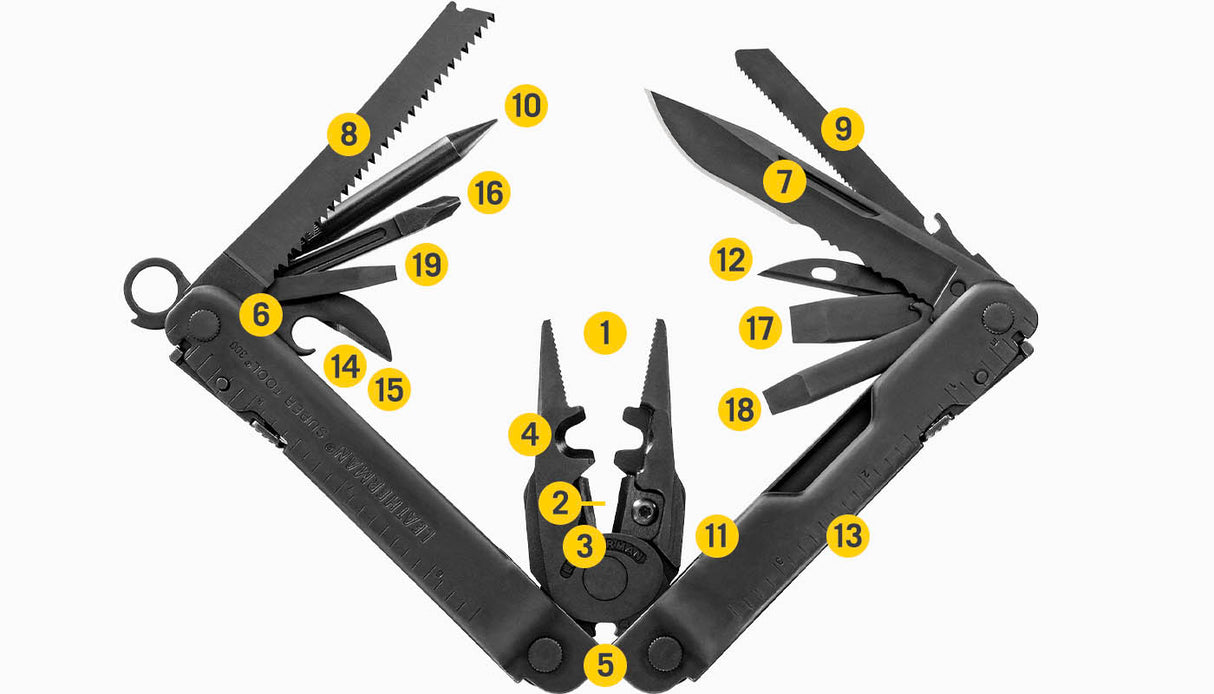Leatherman - Super Tool 300 EOD // Black Oxide fra Leatherman - billede nr. 5 hos GrejFreak.dk
