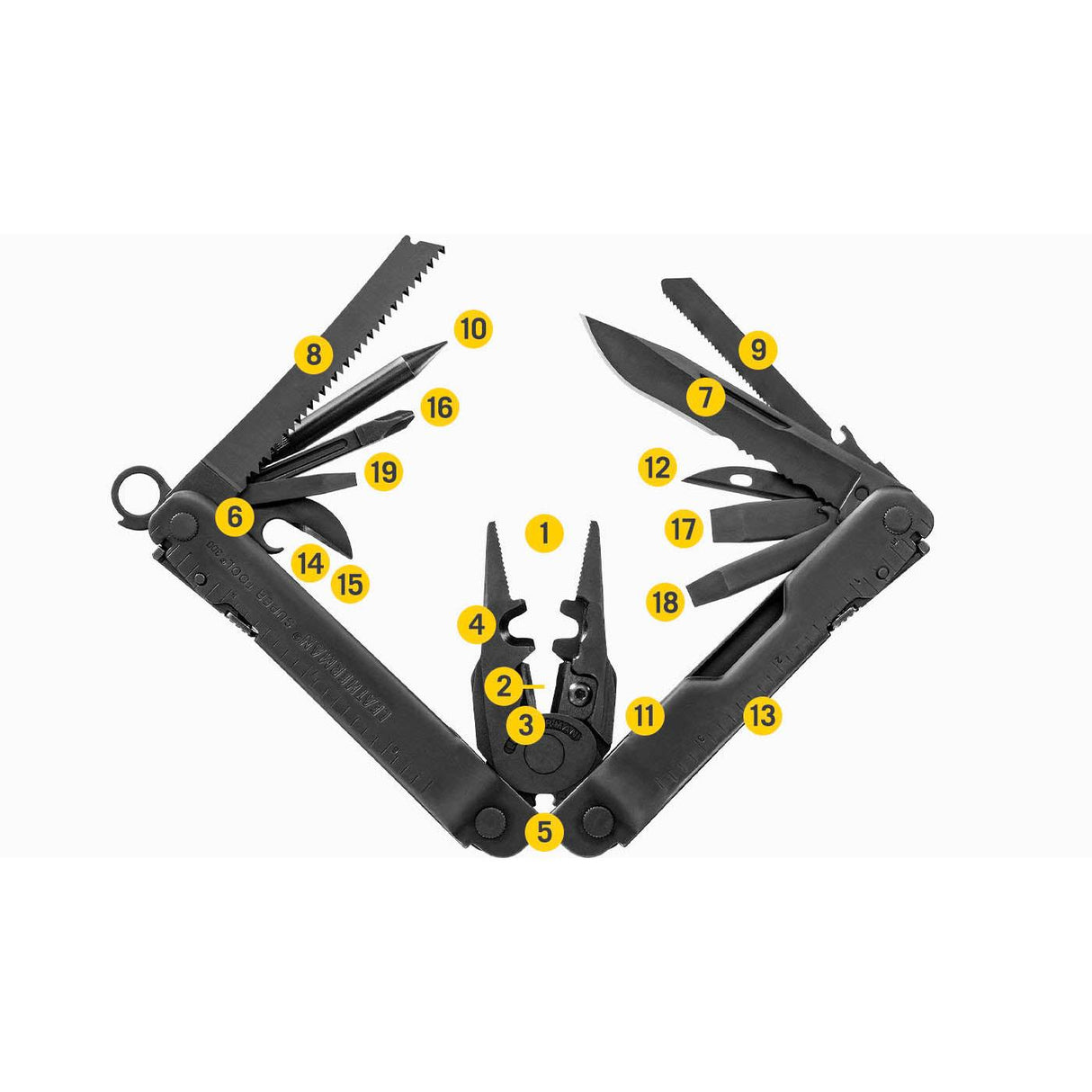 Leatherman - Super Tool 300 EOD // Black Oxide fra Leatherman - billede nr. 5 hos GrejFreak.dk