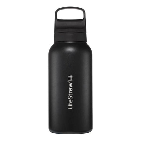 LifeStraw - Go Stainless Steel 2.0 Filter Vandflaske 1L Sort fra LifeStraw - billede nr. 1 hos GrejFreak.dk