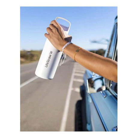 LifeStraw - Go Stainless Steel 2.0 Filter Vandflaske 710ml Sort fra LifeStraw - billede nr. 2 hos GrejFreak.dk