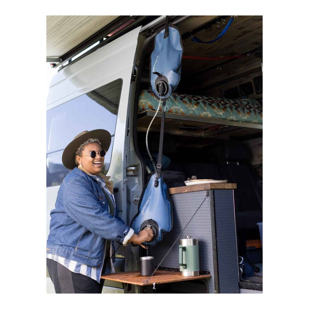 LifeStraw - Peak Series Gravity Vandfilter System 8L + 8L Blå fra LifeStraw - billede nr. 3 hos GrejFreak.dk