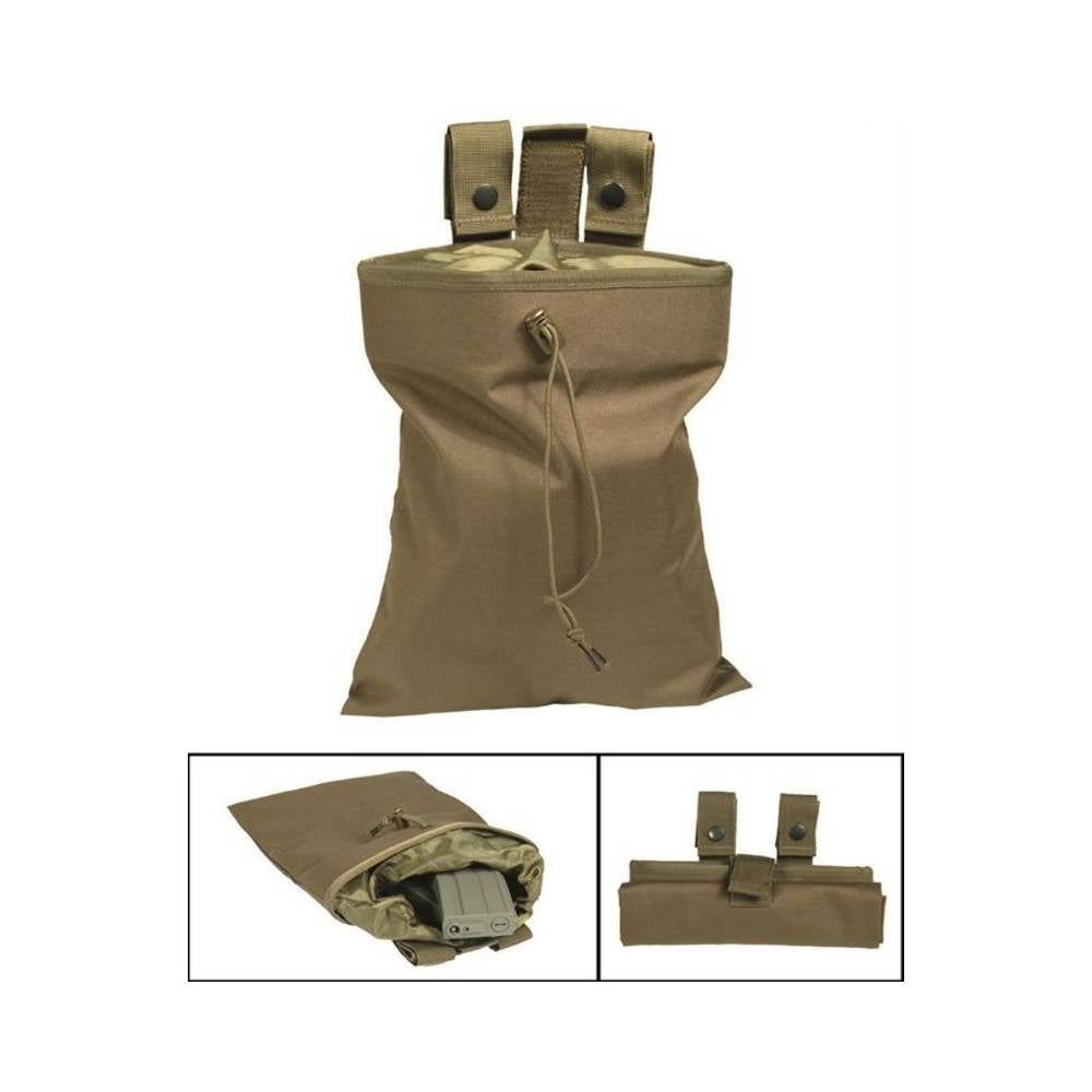 Mil-Tec - Belt Dump Pouch // Mørk Sand / Coyote fra Mil-Tec - billede nr. 1 hos GrejFreak.dk