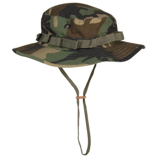 Mil-Tec - Boonie Hat // Woodland Camouflage fra Mil-Tec - billede nr. 1 hos GrejFreak.dk