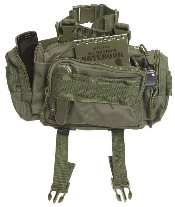 Mil-Tec - Fanny Pack 'Modular System' Small // Olivengrøn fra Mil-Tec - billede nr. 1 hos GrejFreak.dk