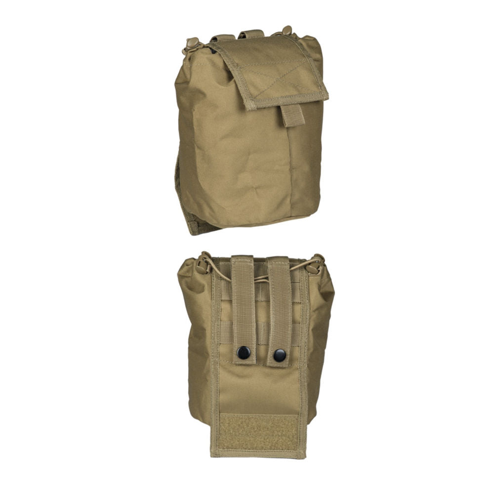 Mil-Tec - Foldbar Dump Pouch // Mørk Sand / Coyote fra Mil-Tec - billede nr. 2 hos GrejFreak.dk
