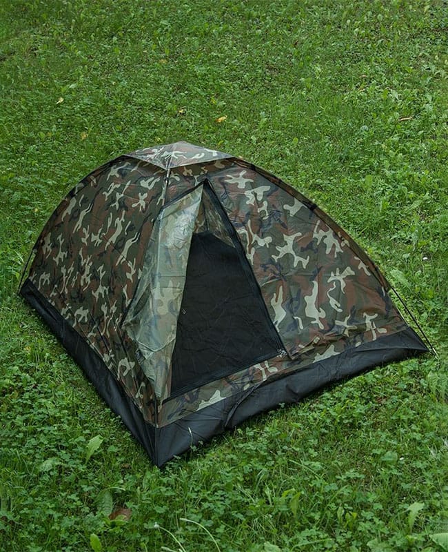 Mil-Tec - Iglu Super 2-Personers telt // Woodland Camouflage fra Mil-Tec - billede nr. 1 hos GrejFreak.dk