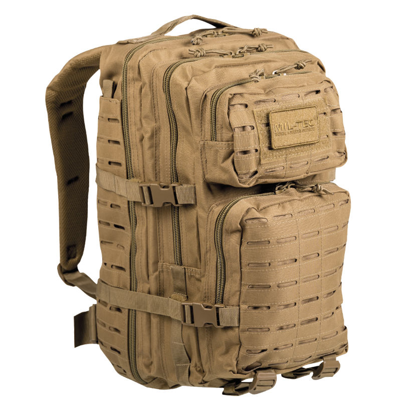 Mil-Tec - Laser Cut Assault Large Rygsæk (36L) // Sand / Ørken fra Mil-Tec - billede nr. 1 hos GrejFreak.dk