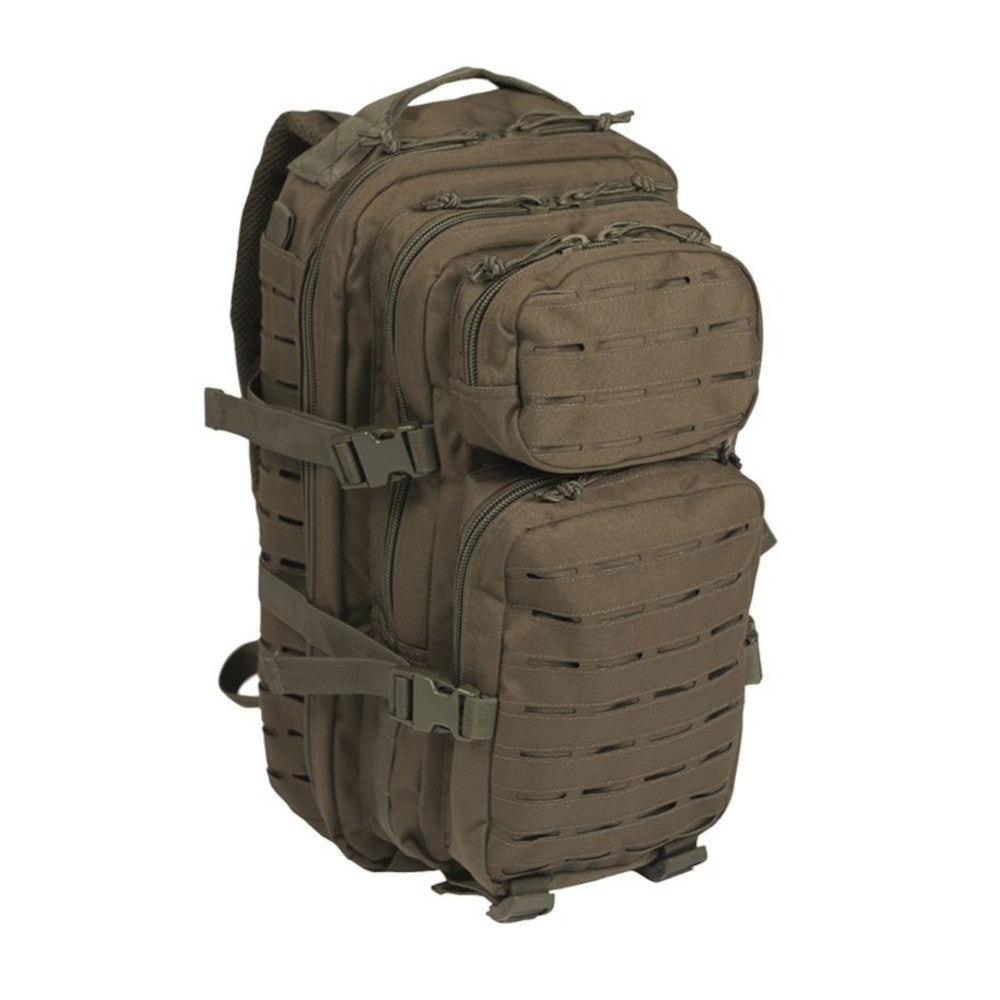 Mil-Tec - Laser Cut Assault Small Rygsæk (20L) // Olivengrøn fra Mil-Tec - billede nr. 1 hos GrejFreak.dk
