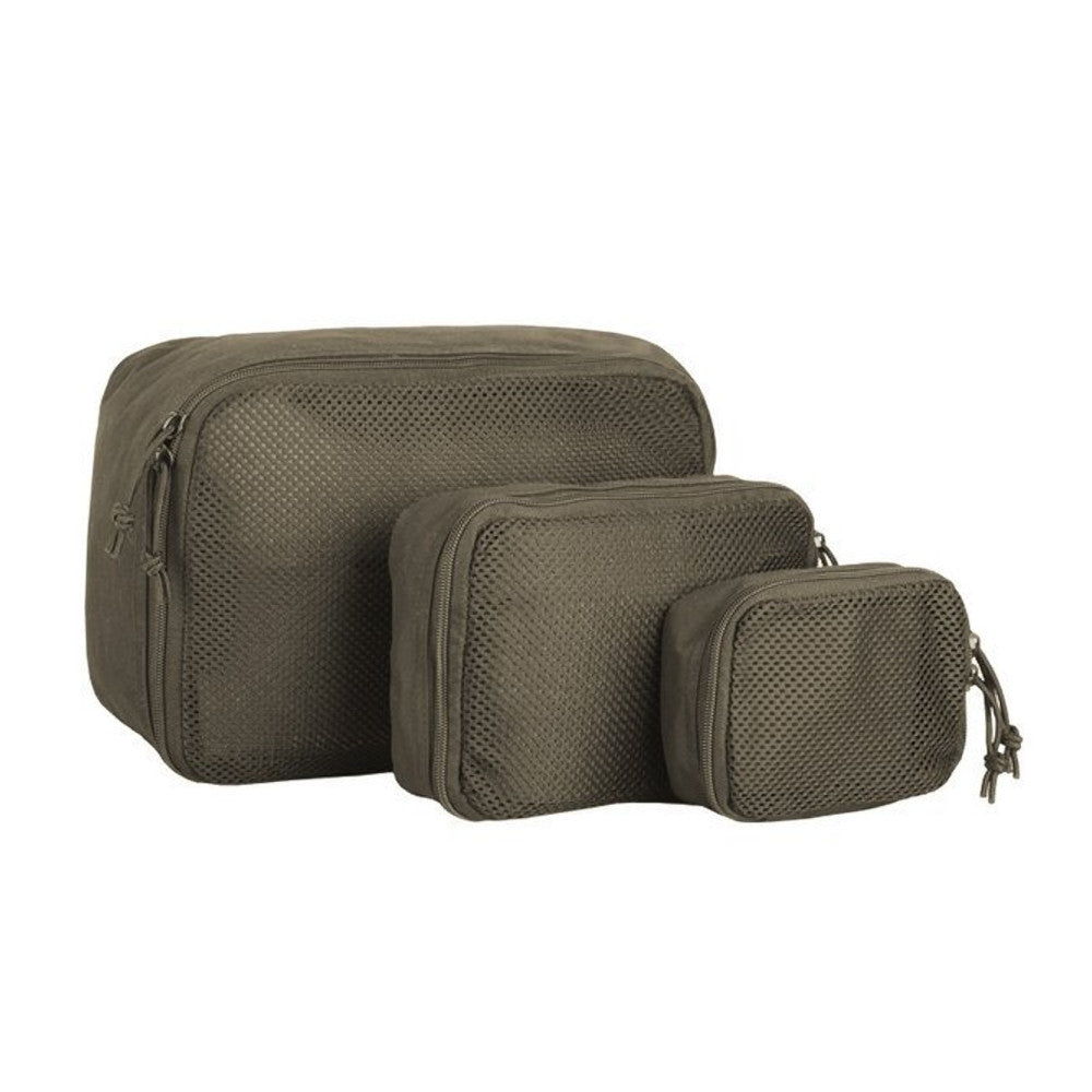 Mil-Tec - Mesh Pouch Sæt (3 pak) // Olivengrøn fra Mil-Tec - billede nr. 1 hos GrejFreak.dk