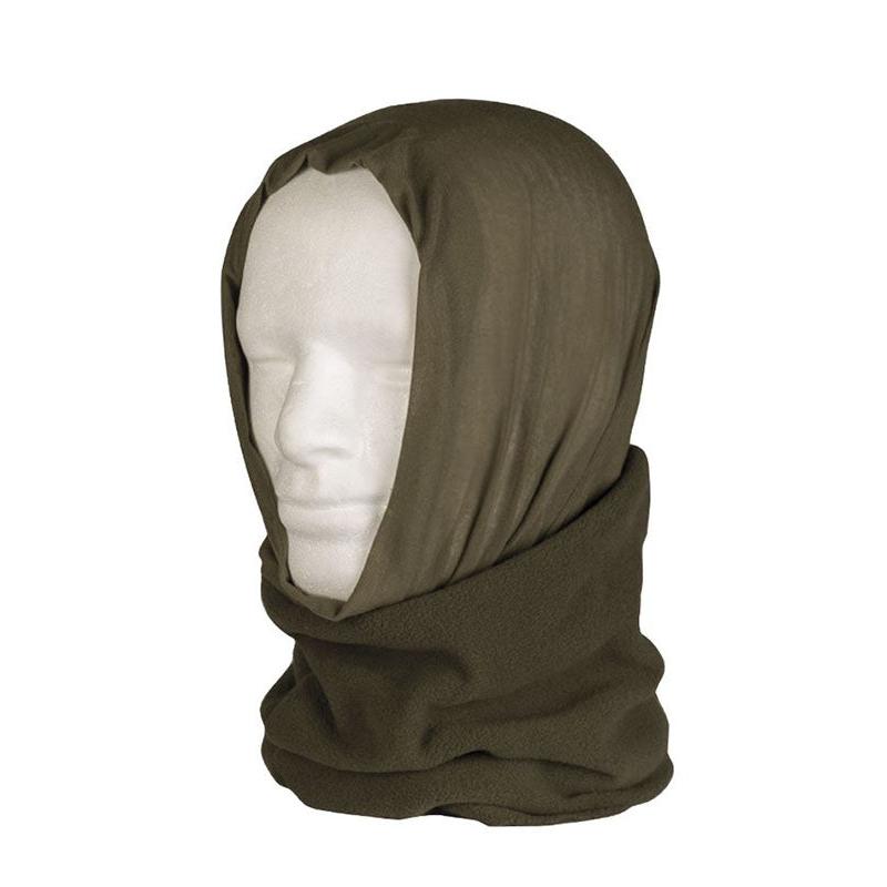Mil-Tec - Multi-funktionel Hovedbeklædning med Fleece // Olivengrøn fra Mil-Tec - billede nr. 1 hos GrejFreak.dk