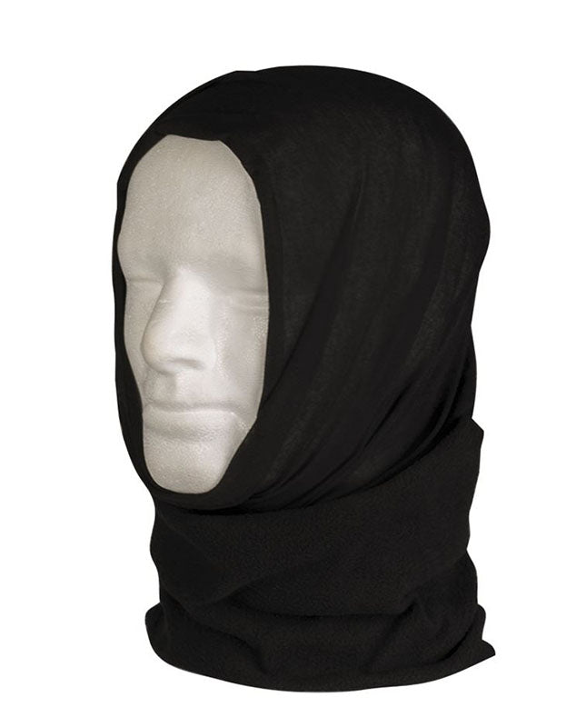 Mil-Tec - Multi-funktionel Hovedbeklædning med Fleece // Sort fra Mil-Tec - billede nr. 1 hos GrejFreak.dk