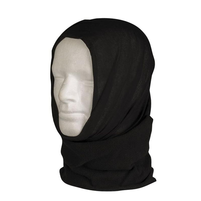 Mil-Tec - Multi-funktionel Hovedbeklædning med Fleece // Sort fra Mil-Tec - billede nr. 1 hos GrejFreak.dk