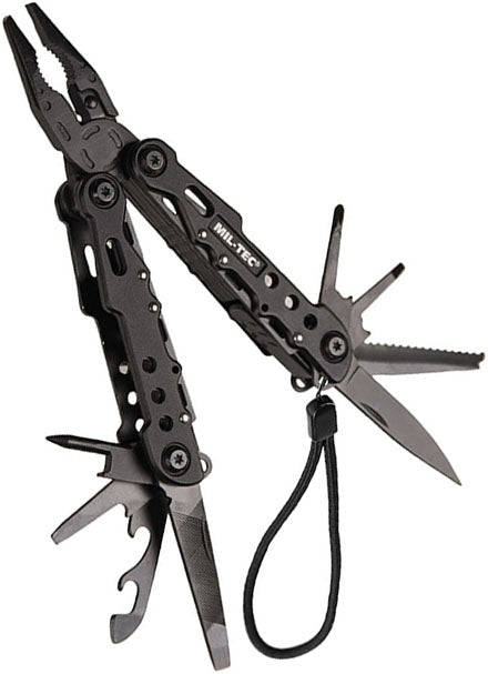 Mil-Tec - Multi-Tool Sort stort med etui fra Mil-Tec - billede nr. 1 hos GrejFreak.dk