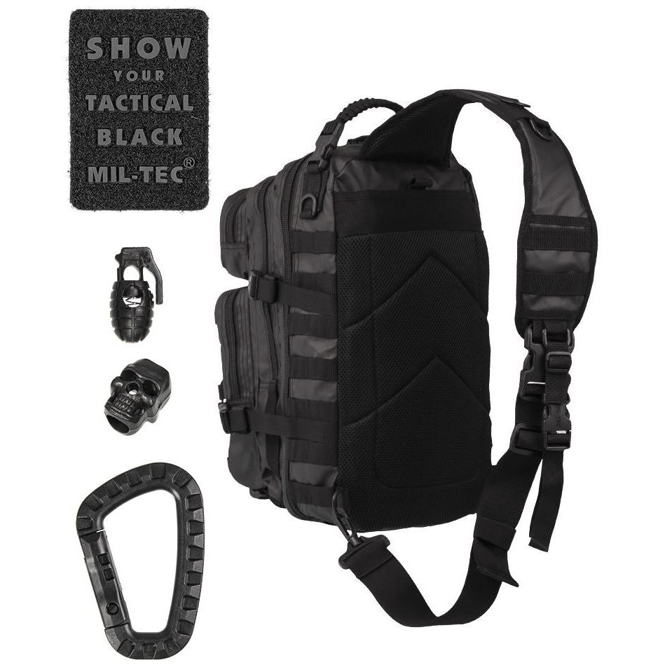 Mil-Tec - One Strap Assault Pack Large Tactical Black fra Mil-Tec - billede nr. 2 hos GrejFreak.dk