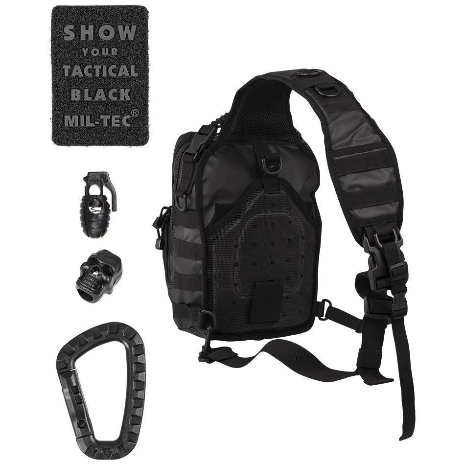 Mil-Tec - One Strap Assault Pack Small Tactical Black fra Mil-Tec - billede nr. 2 hos GrejFreak.dk
