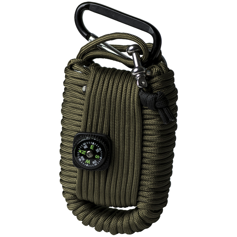 Mil-Tec - Paracord Survival Kit Large // Olivengrøn fra Mil-Tec - billede nr. 1 hos GrejFreak.dk