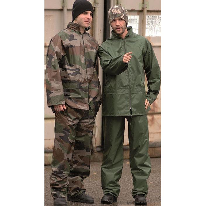 Mil-Tec - Regntøj Sæt // Woodland Camouflage fra Mil-Tec - billede nr. 1 hos GrejFreak.dk