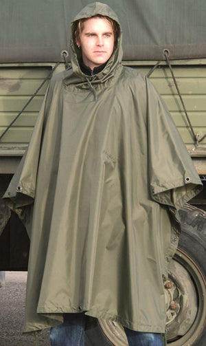 Mil-Tec - Ripstop Regnslag Olivengrøn fra Mil-Tec - billede nr. 1 hos GrejFreak.dk