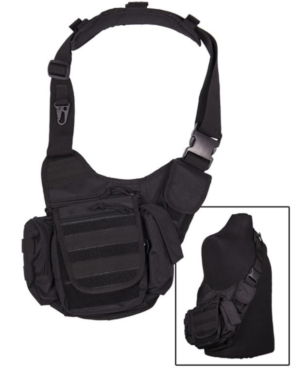 Mil-Tec - Sling Bag Multifunction // Sort fra Mil-Tec - billede nr. 1 hos GrejFreak.dk