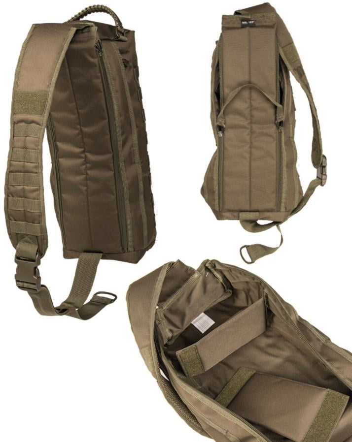 Mil-Tec - Sling Bag Tanker // Sort fra Mil-Tec - billede nr. 3 hos GrejFreak.dk